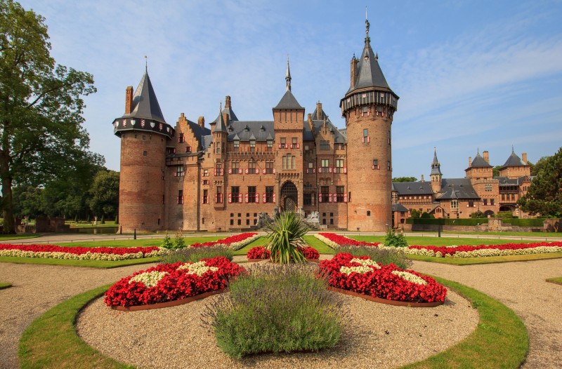 Kastel de Haar w Niderlandach.