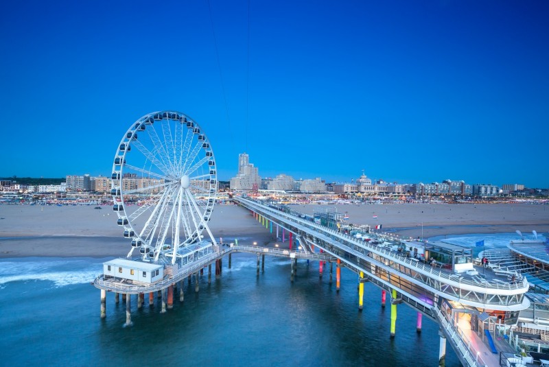 Widok znany niejednemu turyście - Scheveningen!